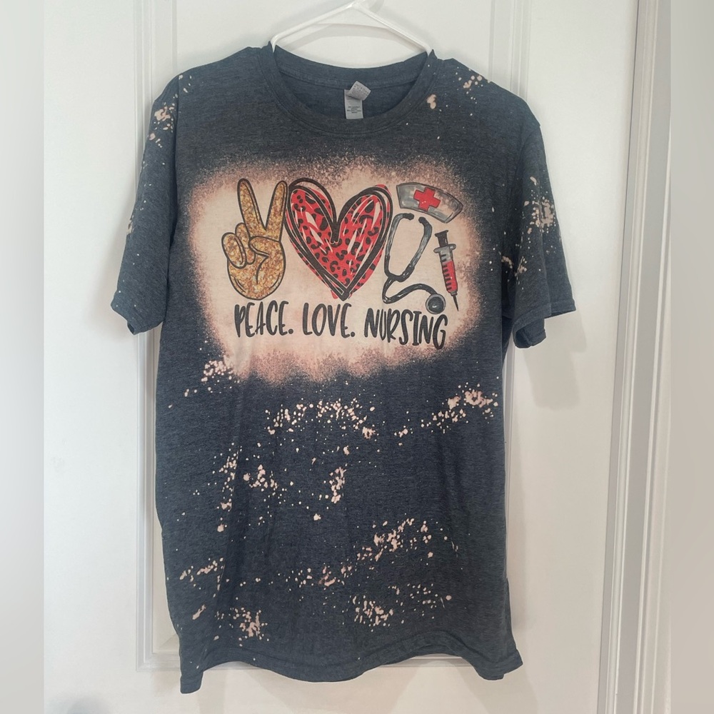 Peace Love Nursing Graphic Tee